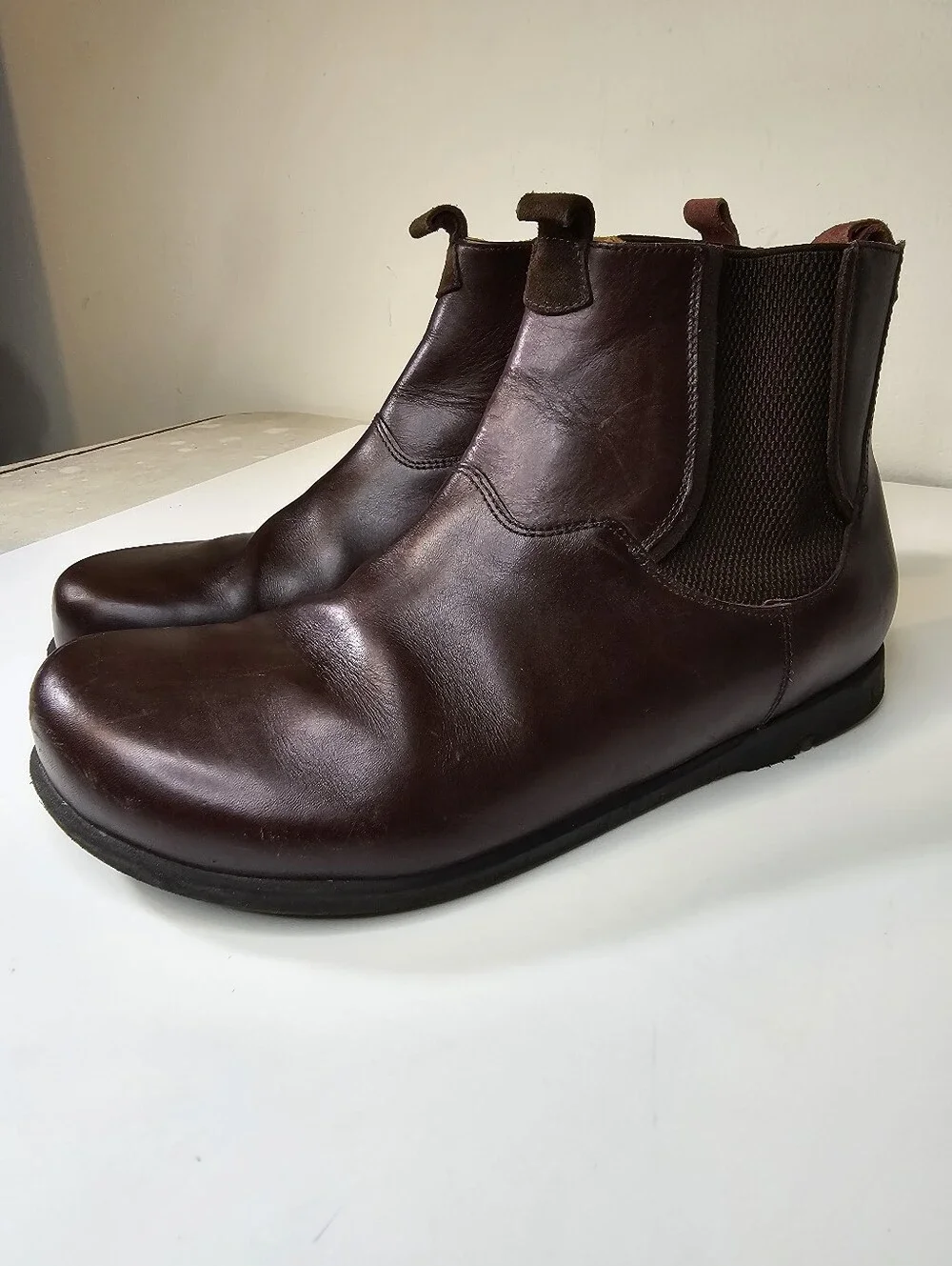 Birkenstock Footprints Leather  Boots/ Size 44 Made In Portugal